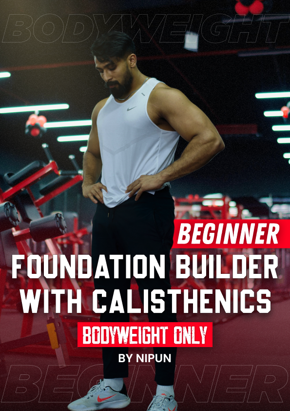 NO EQUIPMENT- BEGINNER FOUNDATION BUILDER W/ CALISTHENICS